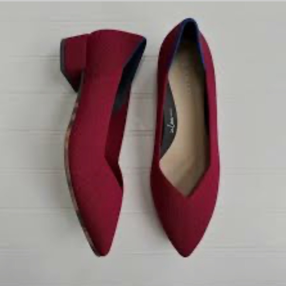 Rothy's Burgundy Women's High point Heel.